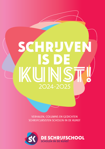 Omslag van het boekje Schrijven is de kunst!
