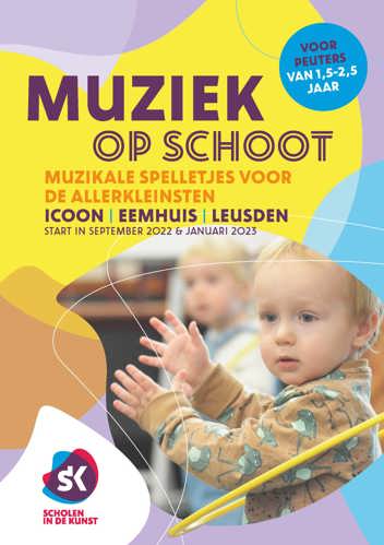 Voorkant flyer Muziek op Schoot