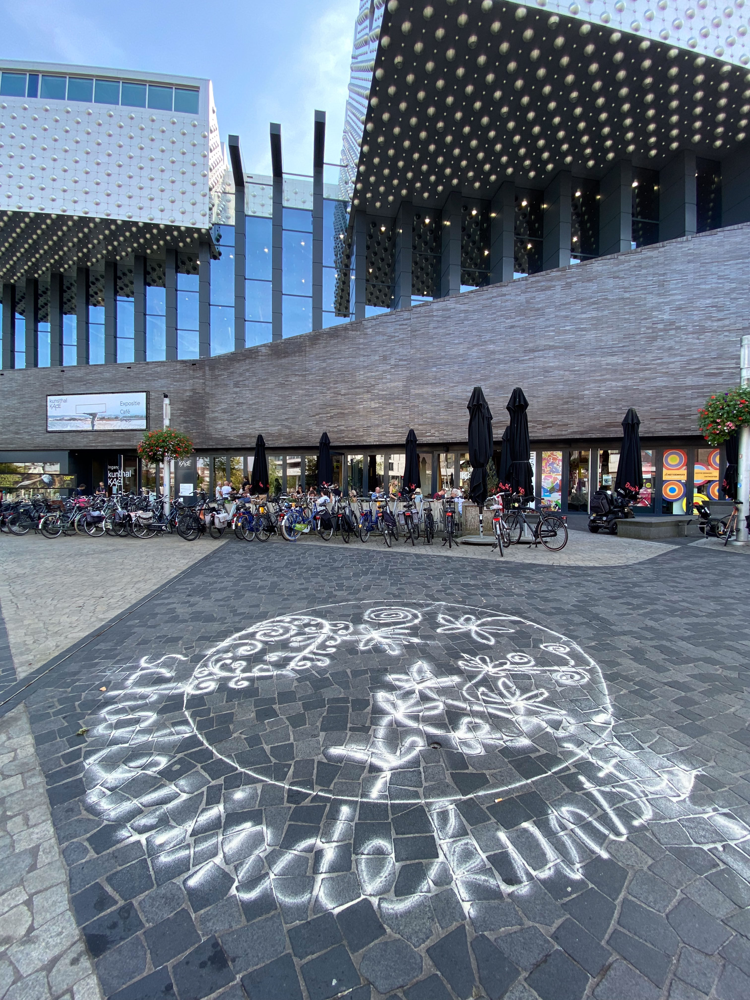 Zandkunst op het eemplein