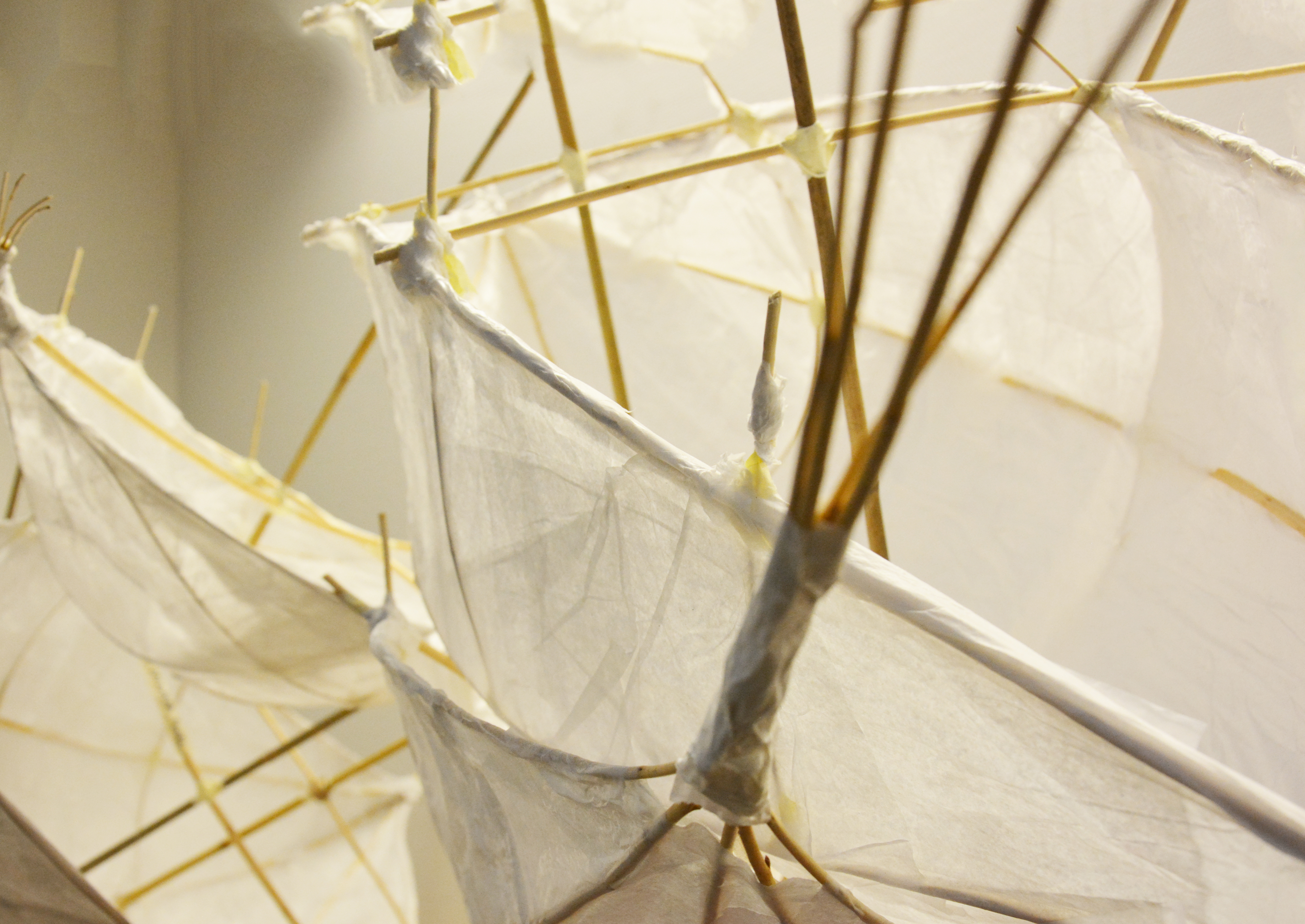 Detail van de schepen