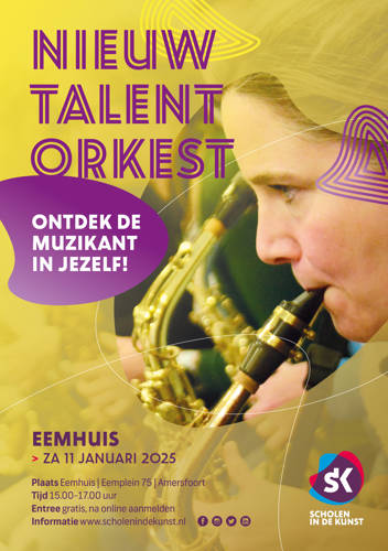 Flyer over het Nieuw Talent Orkest