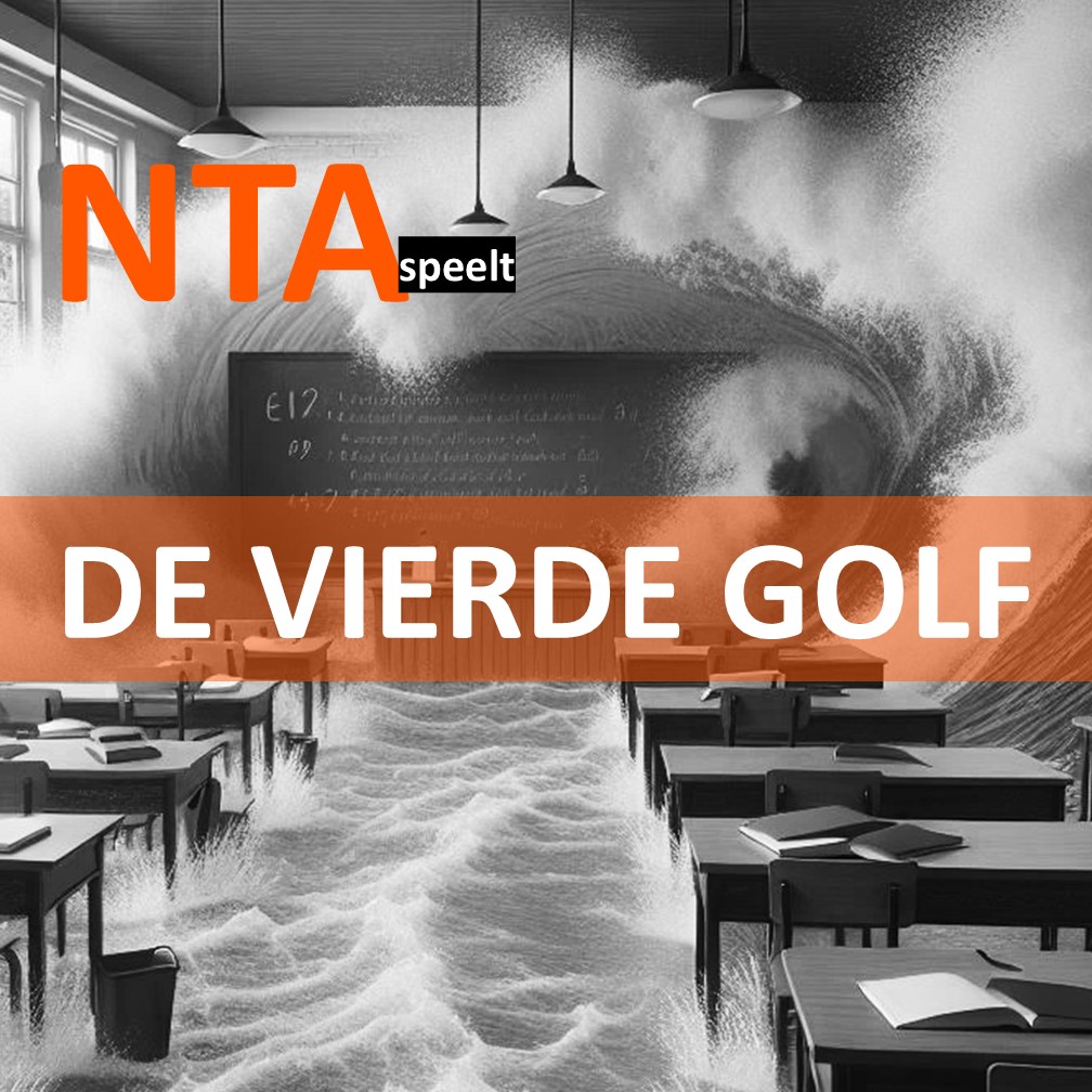 Affiche toneelstuk De vierde golf