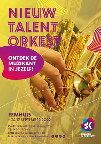 Flyer Nieuw Talent Orkest